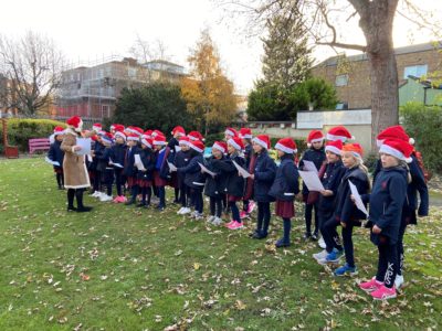 Carol singing for local care home