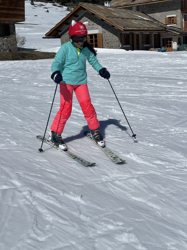 Ken Prep girl skiing on Ski Tour.