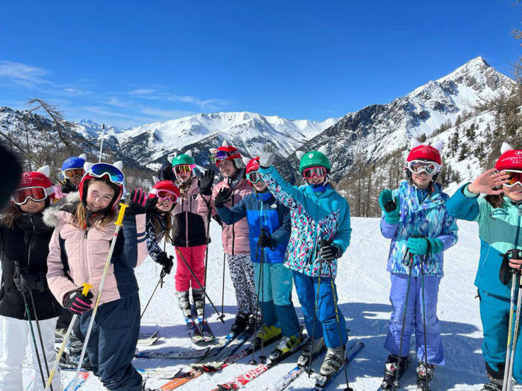 Ken Prep girls on Ski Tour.