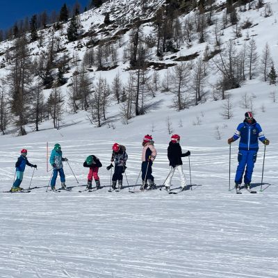 Ken Prep girls skiing.